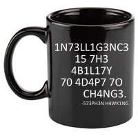 Intelligence Is The Ability To Adapt To Change Smart 11oz C Handle Ceramic Mug