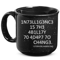 Intelligence Is The Ability To Adapt To Change Smart 15oz Campfire Ceramic Mug