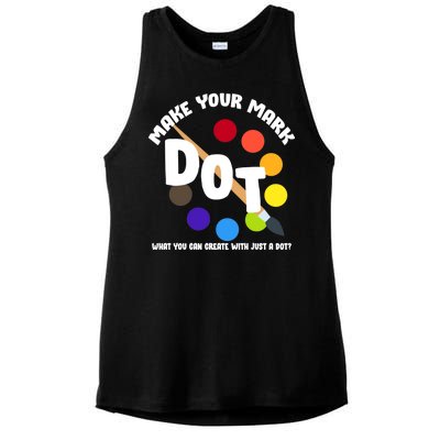 International Dot Day September 15 Ladies PosiCharge Tri-Blend Wicking Tank