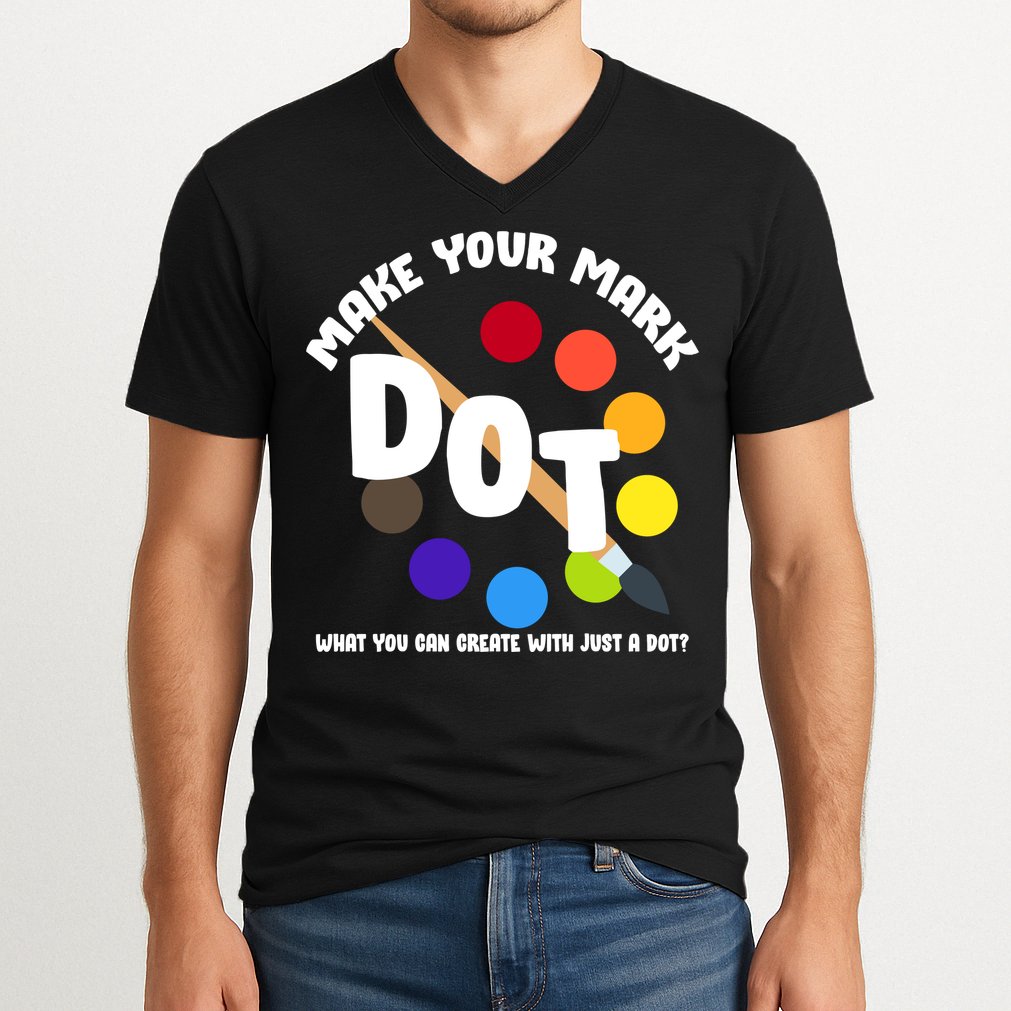 International Dot Day September 15 V-Neck T-Shirt