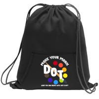 International Dot Day September 15 Sweatshirt Cinch Pack Bag