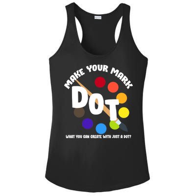 International Dot Day September 15 Ladies PosiCharge Competitor Racerback Tank