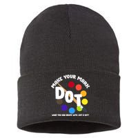 International Dot Day September 15 Sustainable Knit Beanie