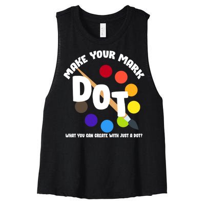 International Dot Day September 15 Women's Racerback Cropped Tank