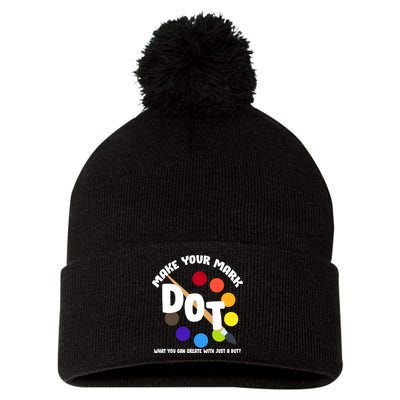 International Dot Day September 15 Pom Pom 12in Knit Beanie