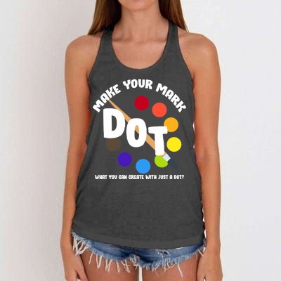 International Dot Day September 15 Women's Knotted Racerback Tank