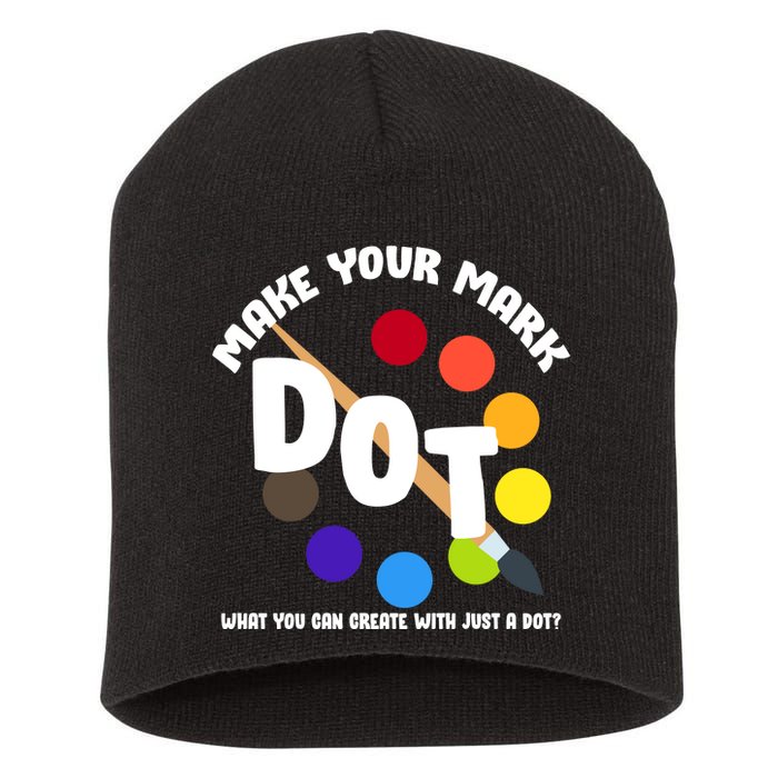 International Dot Day September 15 Short Acrylic Beanie