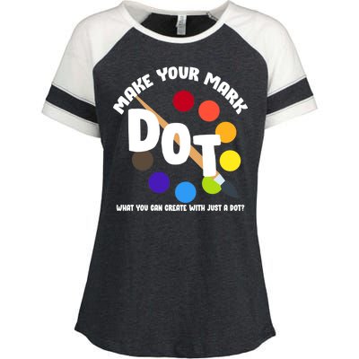 International Dot Day September 15 Enza Ladies Jersey Colorblock Tee