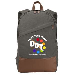 International Dot Day September 15 Cotton Canvas Backpack