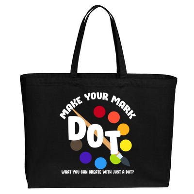 International Dot Day September 15 Cotton Canvas Jumbo Tote