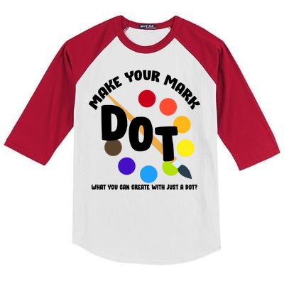 International Dot Day September 15 Kids Colorblock Raglan Jersey