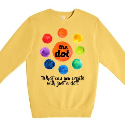 International Dot Day What Can You Create Premium Crewneck Sweatshirt