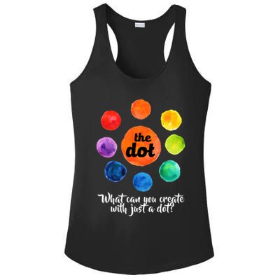 International Dot Day What Can You Create Ladies PosiCharge Competitor Racerback Tank