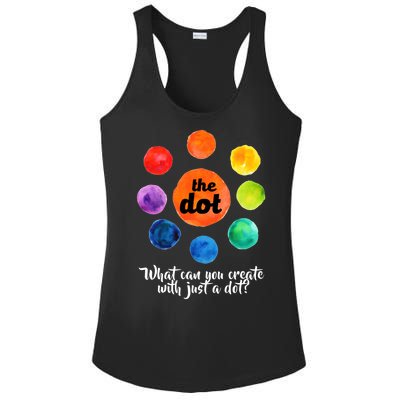 International Dot Day What Can You Create Ladies PosiCharge Competitor Racerback Tank