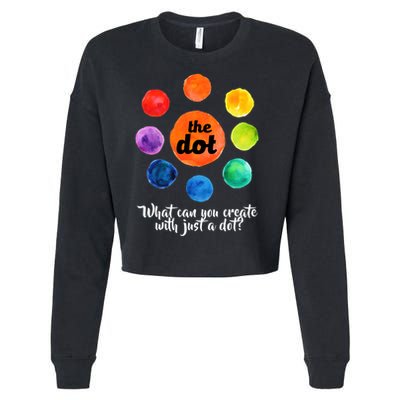 International Dot Day What Can You Create Cropped Pullover Crew