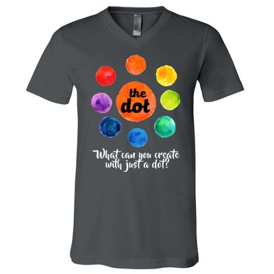 International Dot Day What Can You Create V-Neck T-Shirt