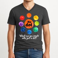 International Dot Day What Can You Create V-Neck T-Shirt