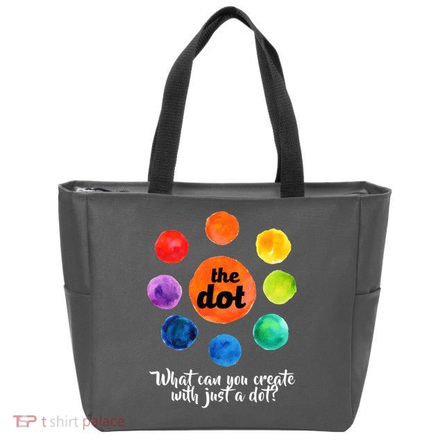 International Dot Day What Can You Create Zip Tote Bag