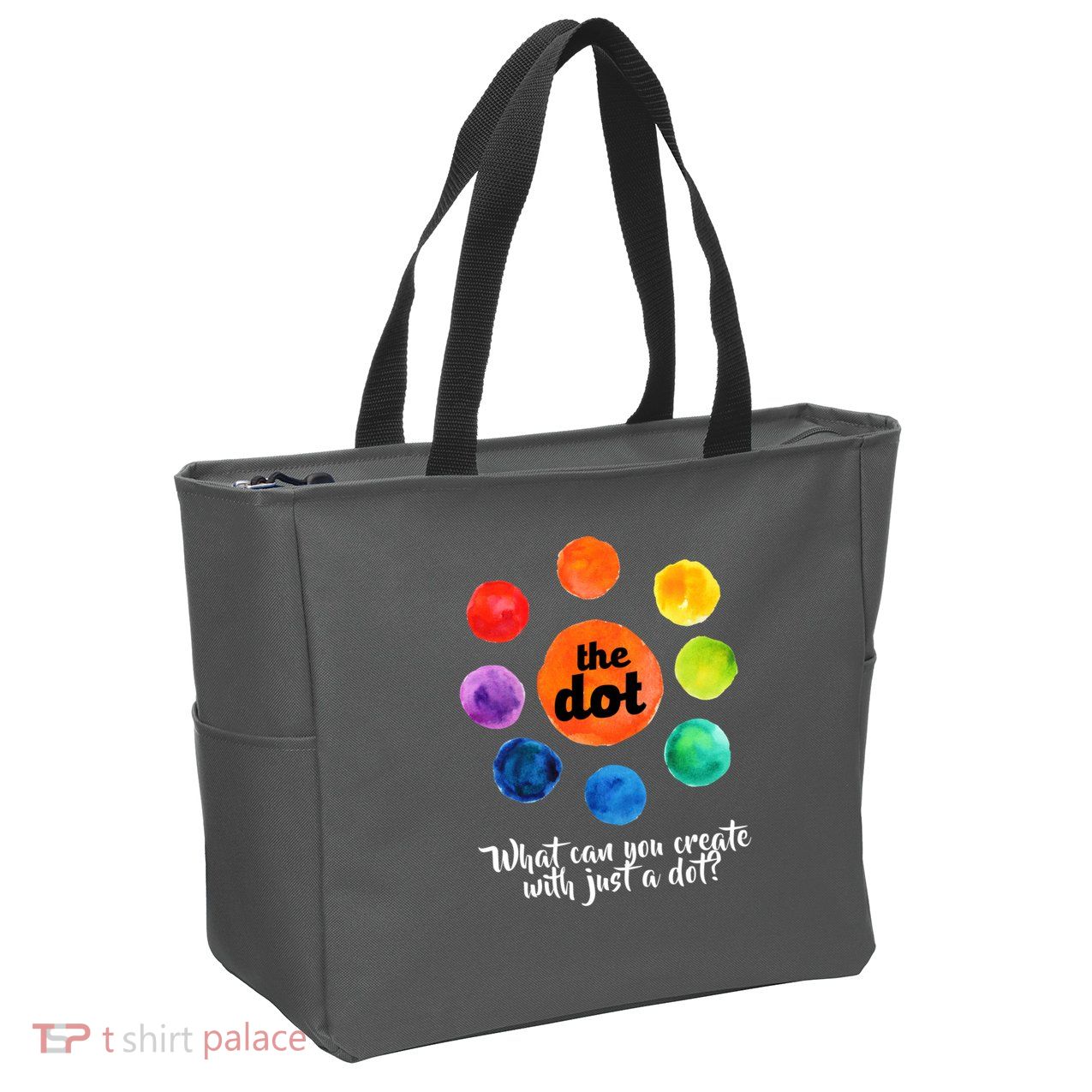 International Dot Day What Can You Create Zip Tote Bag