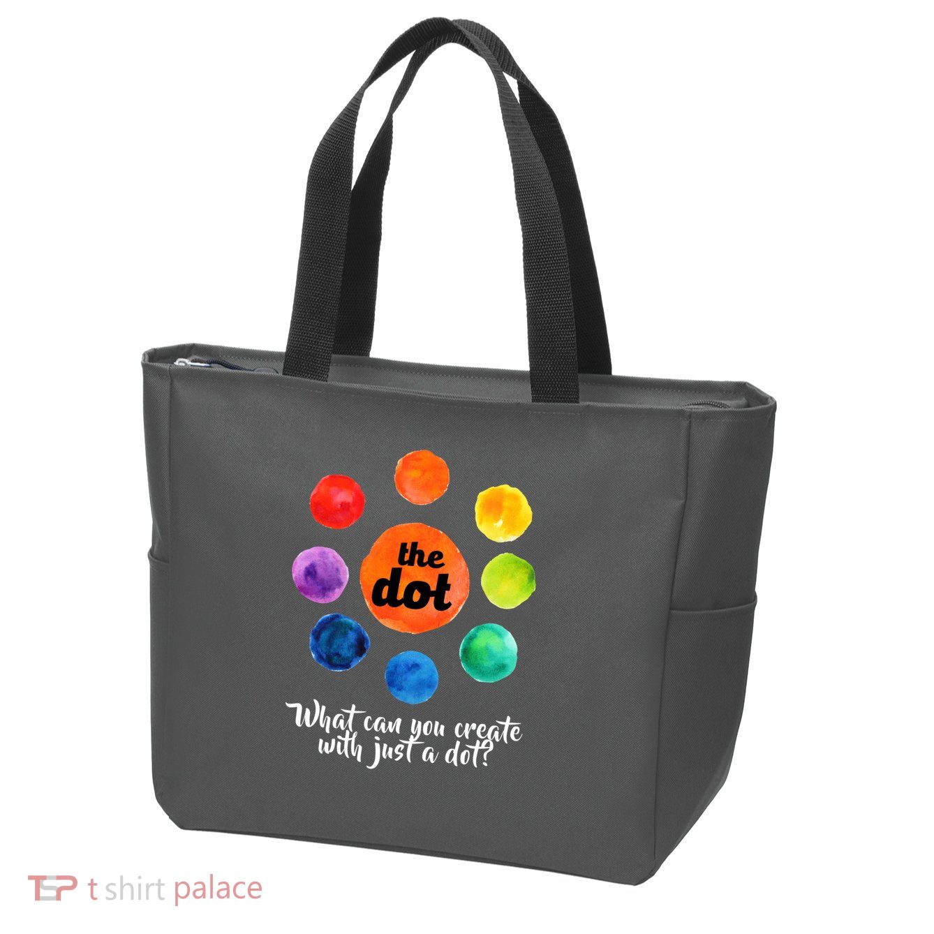 International Dot Day What Can You Create Zip Tote Bag