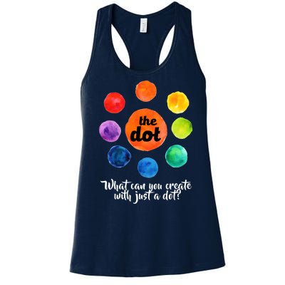 International Dot Day What Can You Create Women's Racerback Tank