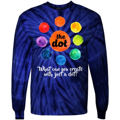 International Dot Day What Can You Create Tie-Dye Long Sleeve Shirt