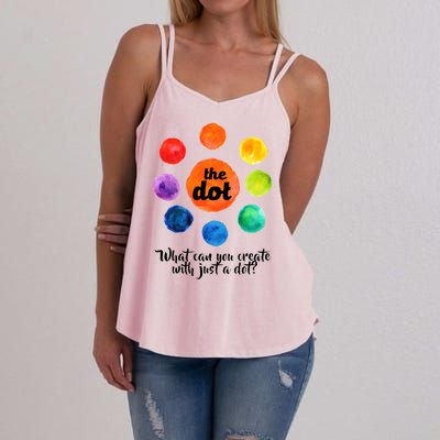 International Dot Day What Can You Create Women's Strappy Tank