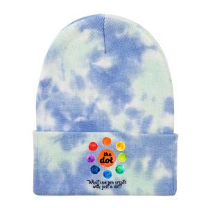 International Dot Day What Can You Create Tie Dye 12in Knit Beanie