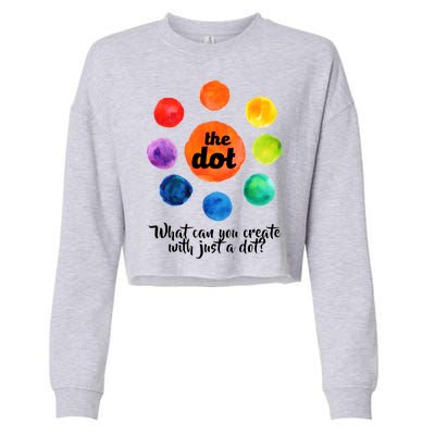 International Dot Day What Can You Create Cropped Pullover Crew