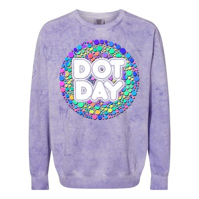 International Polka Dot Day Colorblast Crewneck Sweatshirt