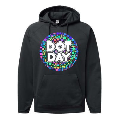 International Polka Dot Day Performance Fleece Hoodie