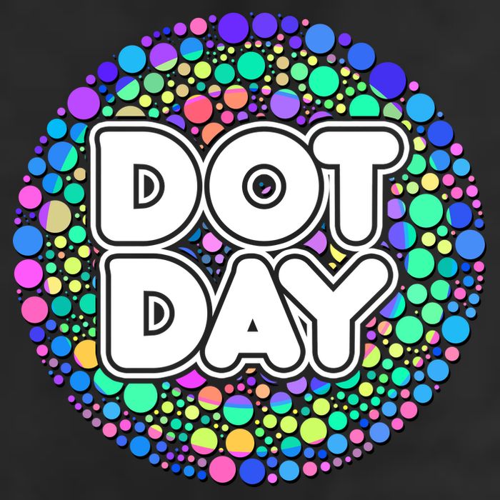 International Polka Dot Day Adult Drive Performance Visor