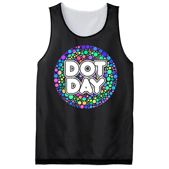 International Polka Dot Day Mesh Reversible Basketball Jersey Tank