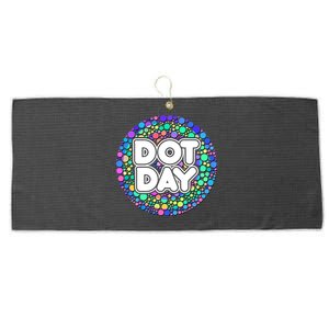 International Polka Dot Day Large Microfiber Waffle Golf Towel