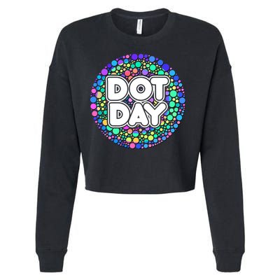 International Polka Dot Day Cropped Pullover Crew