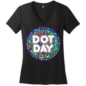 International Polka Dot Day Women's V-Neck T-Shirt