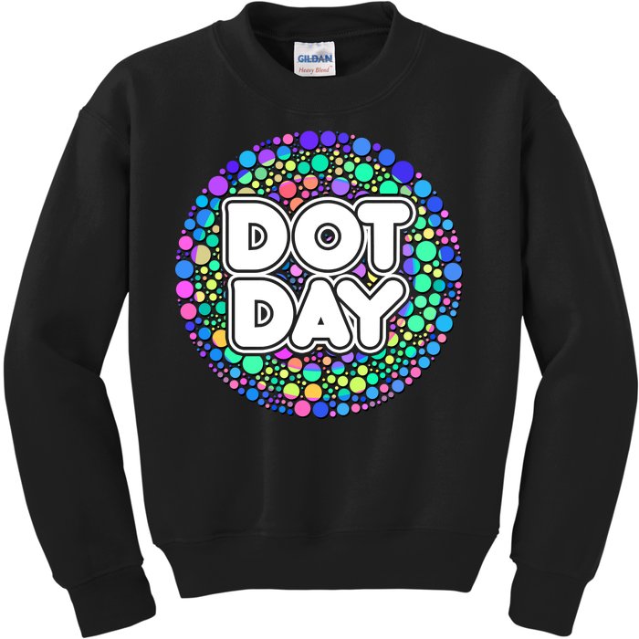 International Polka Dot Day Kids Sweatshirt