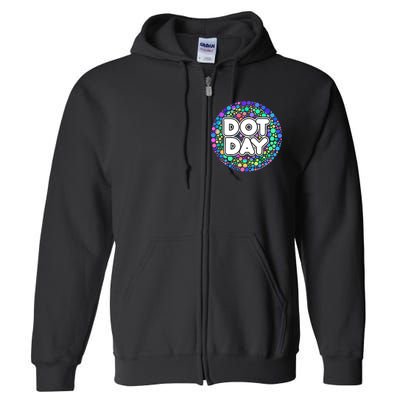 International Polka Dot Day Full Zip Hoodie