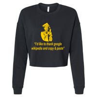 Internet Graduate Cropped Pullover Crew