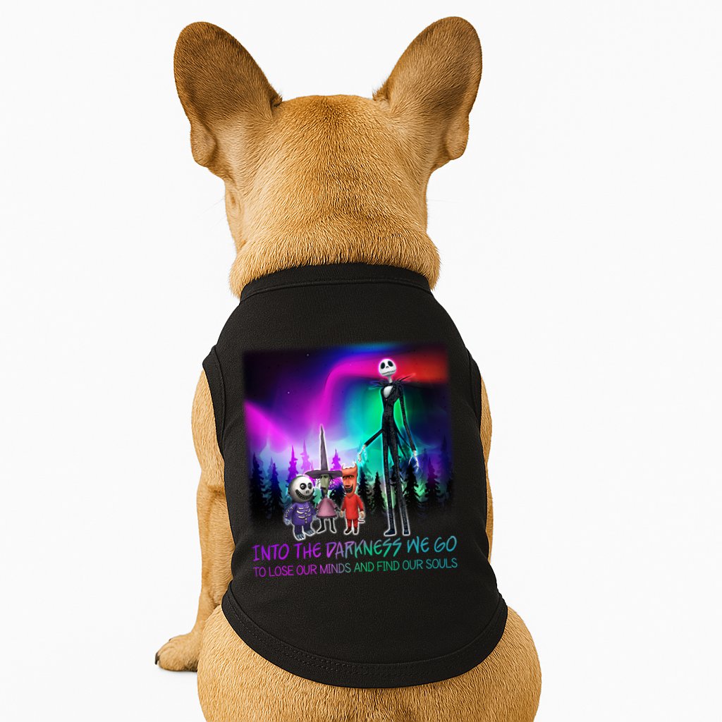 Into The Darkness We Go Doggie Tank