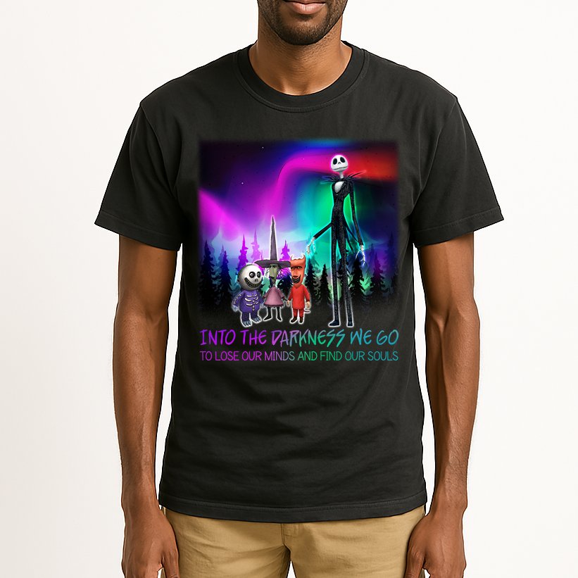 Into The Darkness We Go Tall T-Shirt