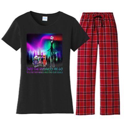 Into The Darkness We Go Women's Flannel Pajama Set