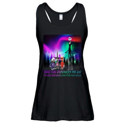 Into The Darkness We Go Ladies Essential Flowy Tank