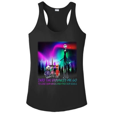 Into The Darkness We Go Ladies PosiCharge Competitor Racerback Tank