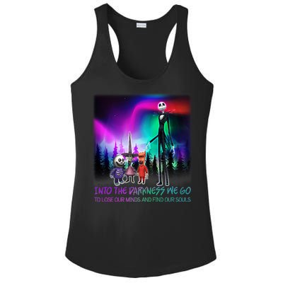 Into The Darkness We Go Ladies PosiCharge Competitor Racerback Tank