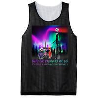 Into The Darkness We Go Mesh Reversible Basketball Jersey Tank