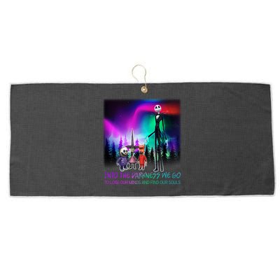 Into The Darkness We Go Large Microfiber Waffle Golf Towel