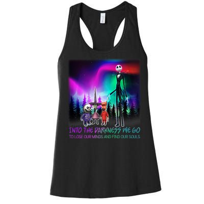 Into The Darkness We Go Women's Racerback Tank