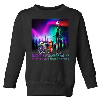 Into The Darkness We Go Toddler Sweatshirt