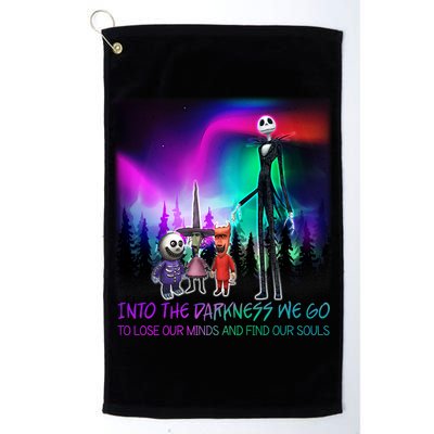 Into The Darkness We Go Golf Towel